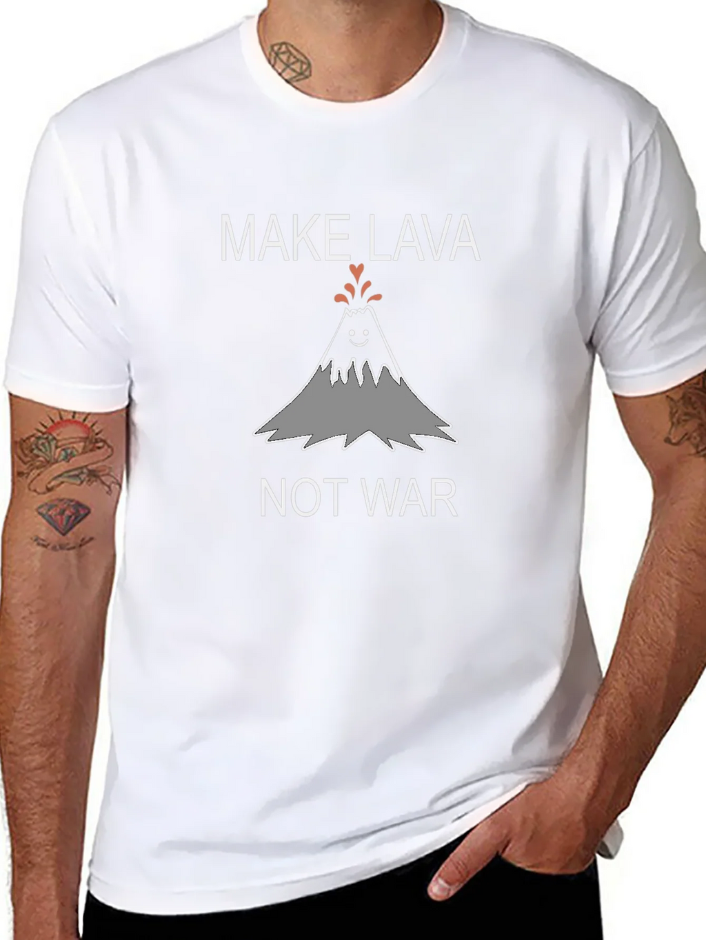 Make Lava Not War Graphic T-Shirt product image 10