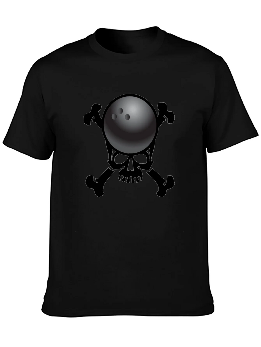 Bowling Skull T-Shirt - Strike Death Design product image 6