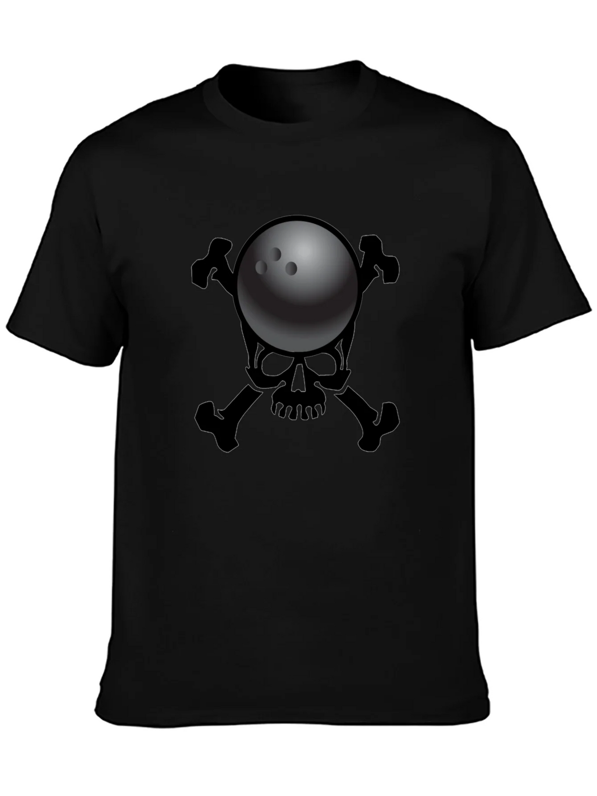 Bowling Skull T-Shirt - Strike Death Design product image 6