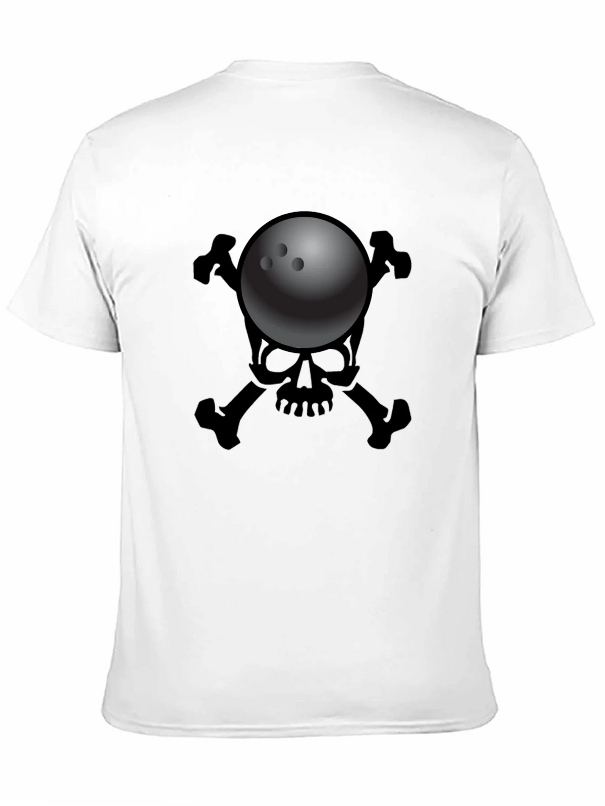 Bowling Skull T-Shirt - Strike Death Design product image 2