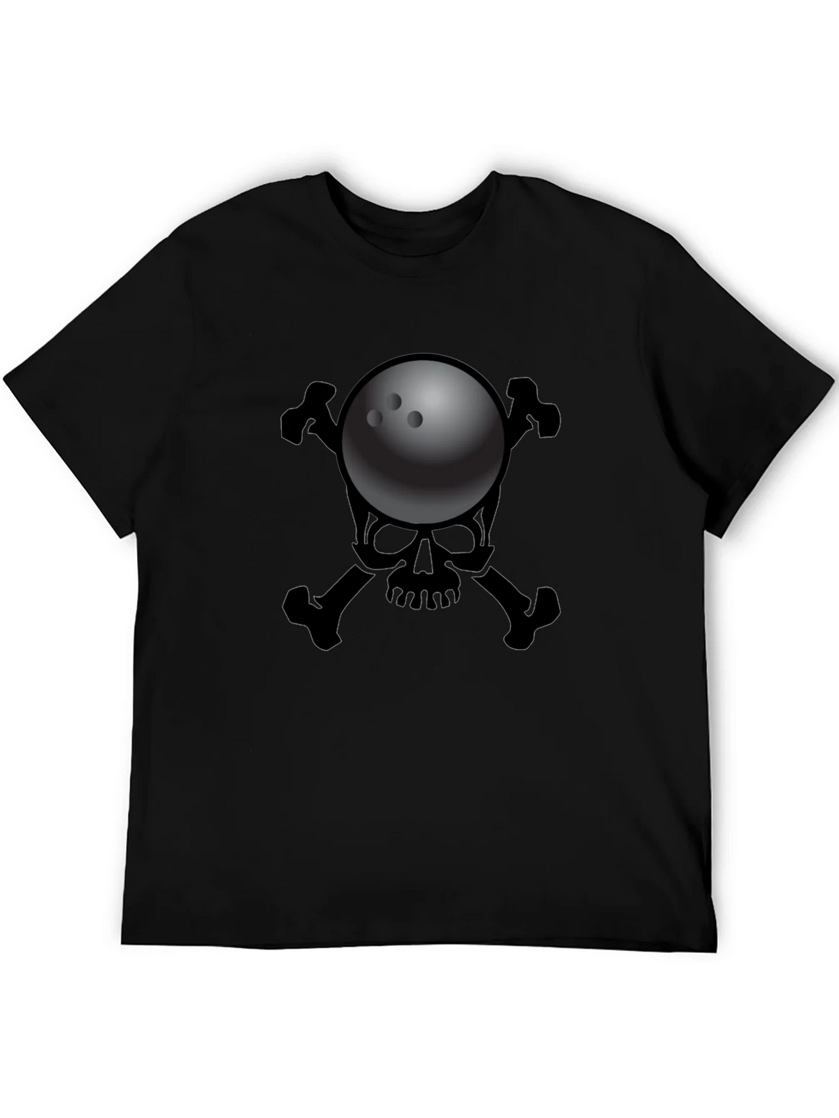 Bowling Skull T-Shirt - Strike Death Design product image 8