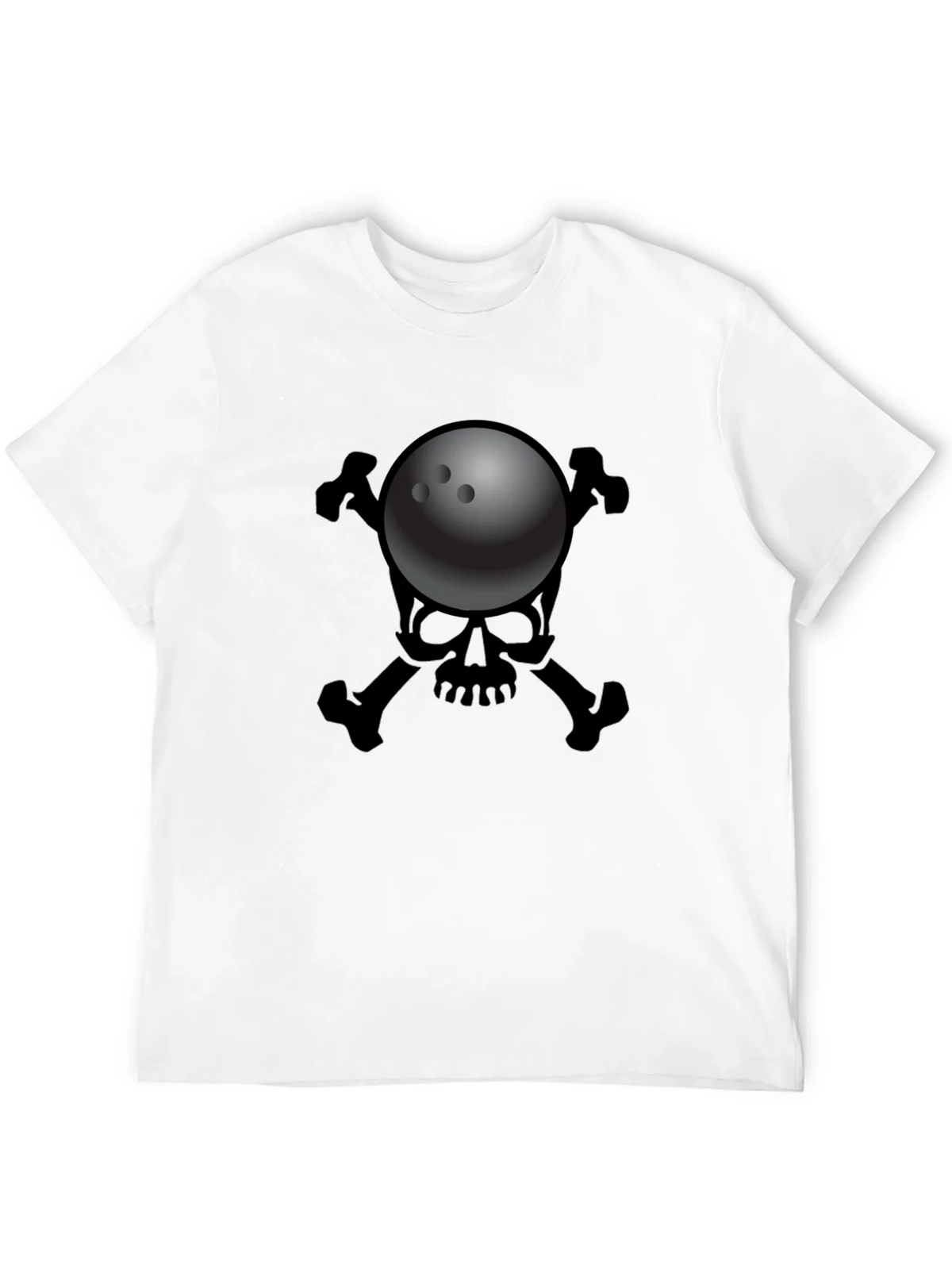 Bowling Skull T-Shirt - Strike Death Design product image 3
