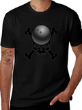 Bowling Skull T-Shirt - Strike Death Design product image 1