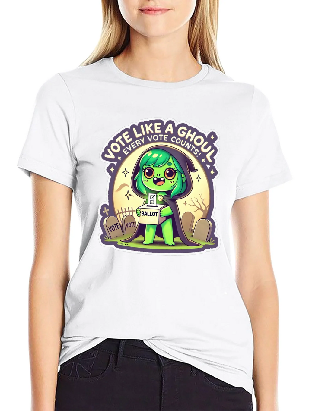 Vote Like a Ghoul T-Shirt product image 11