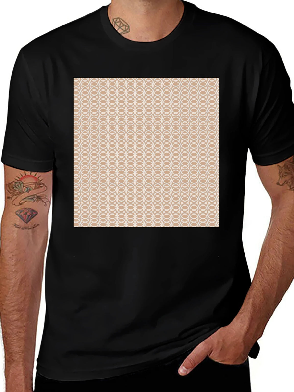 Geometric Pattern T-Shirt - Stylish & Modern Design product image 1