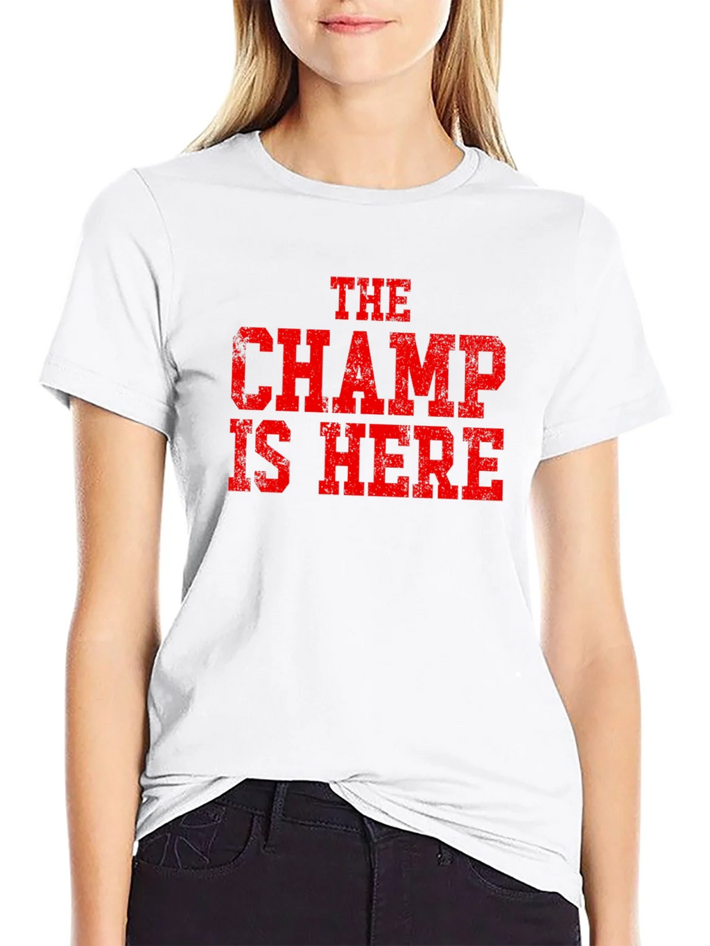 The Champ is Here Graphic T-Shirt product image 11