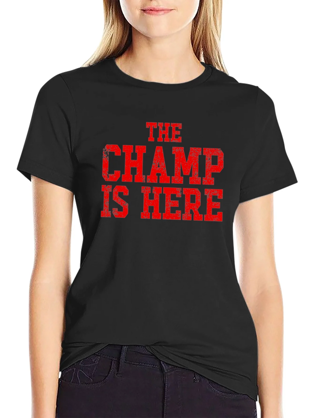The Champ is Here Graphic T-Shirt product image 5