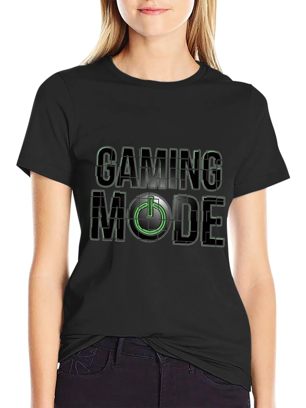 Gaming Mode Black T-Shirt product image 5