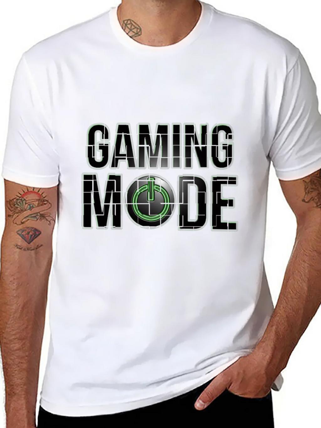 Gaming Mode Black T-Shirt product image 10