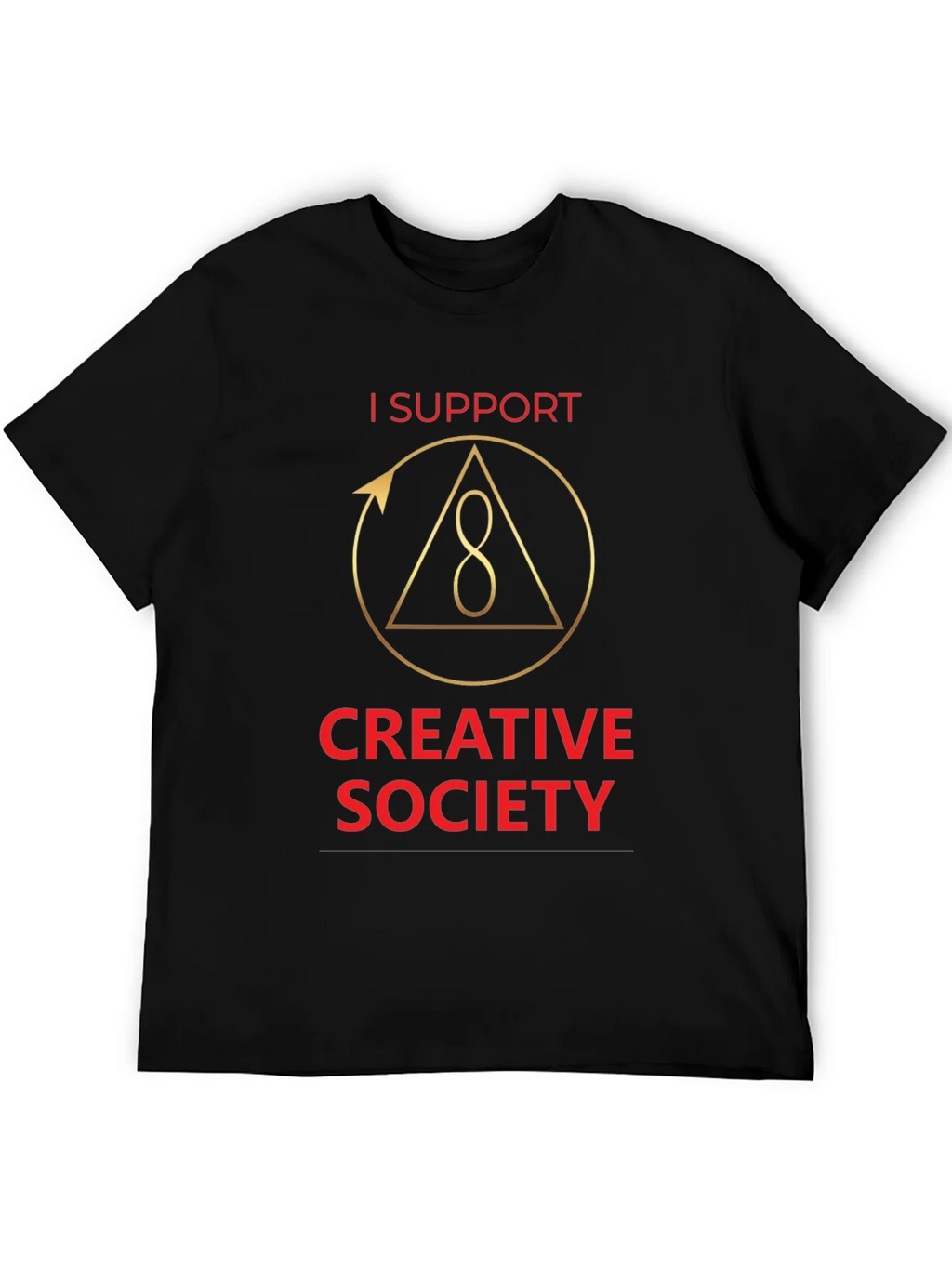 I Support Creative Society Graphic T-Shirt product image 8