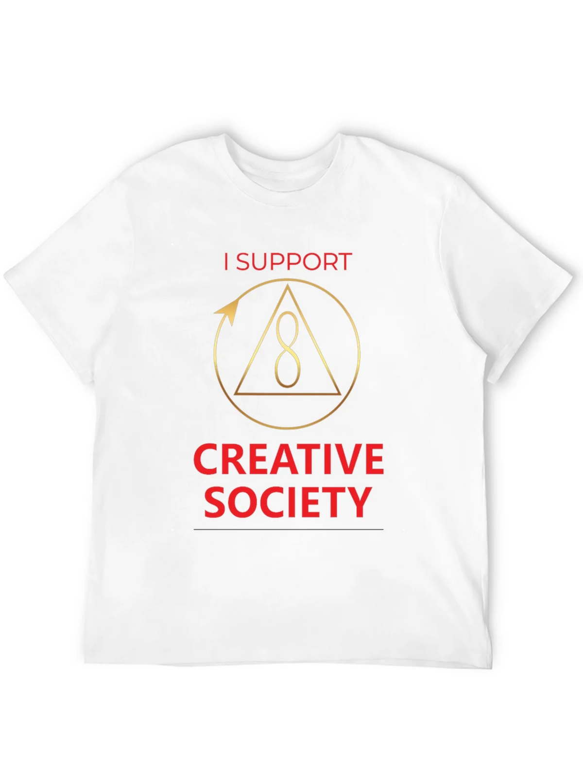 I Support Creative Society Graphic T-Shirt product image 3