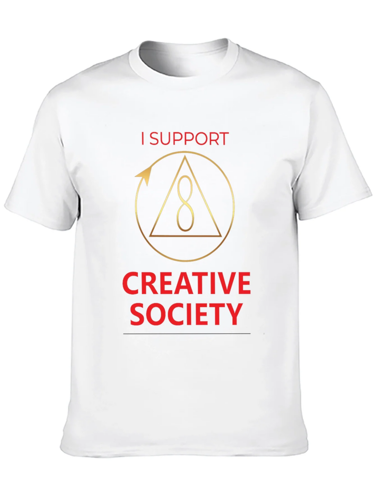 I Support Creative Society Graphic T-Shirt product image 12
