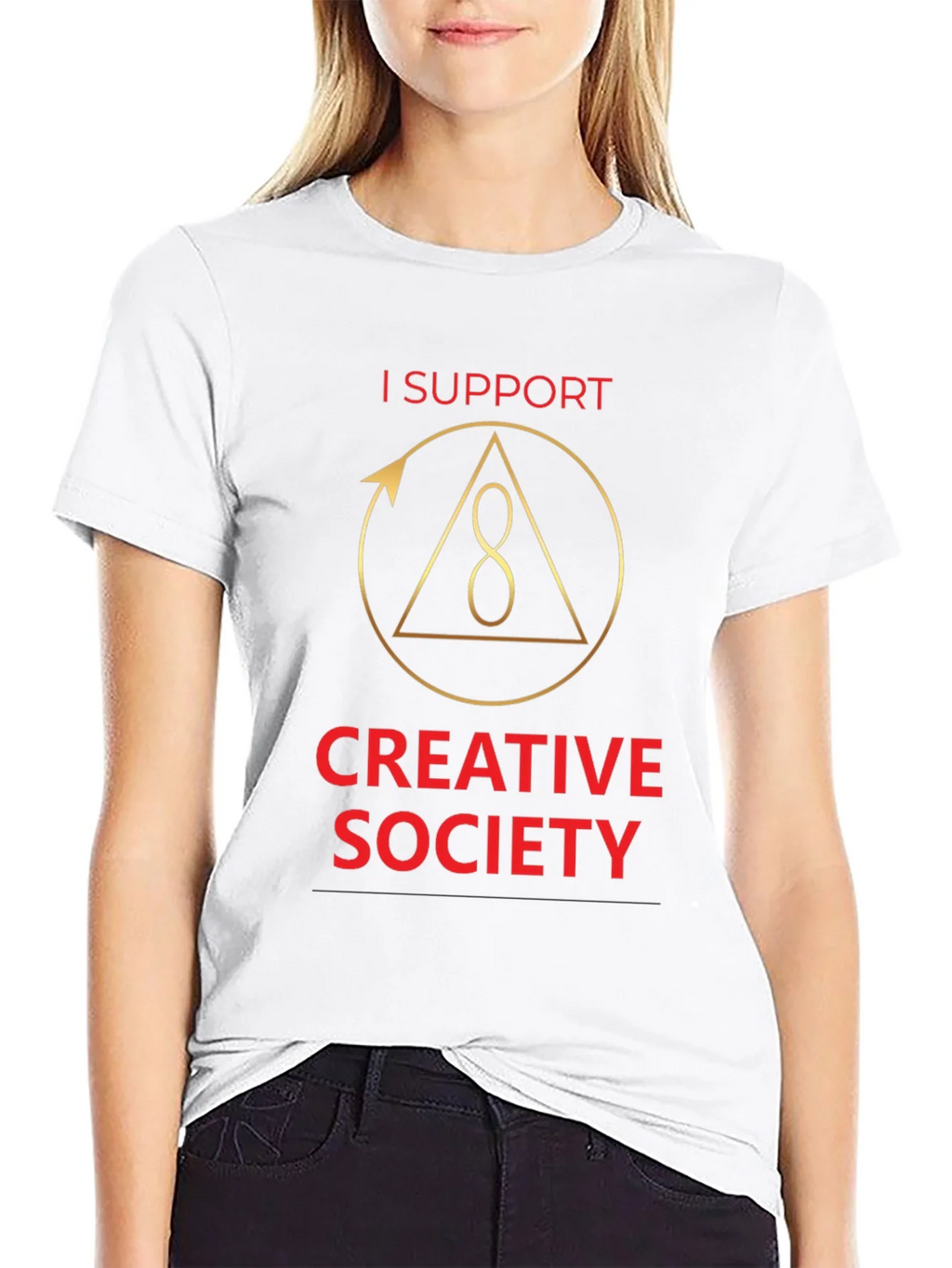 I Support Creative Society Graphic T-Shirt product image 11