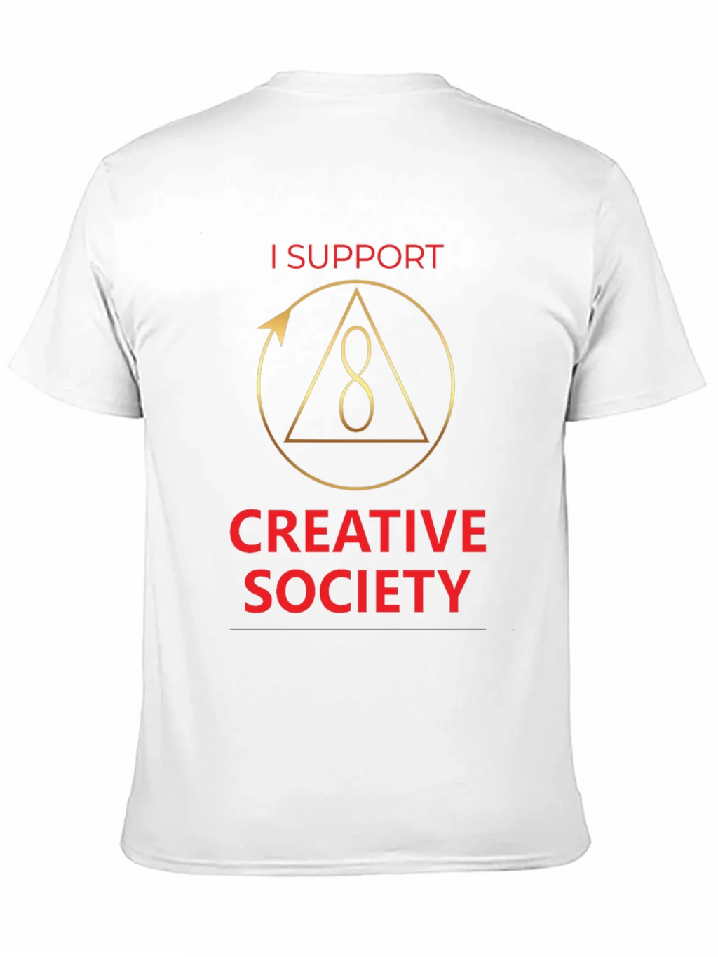 I Support Creative Society Graphic T-Shirt product image 2