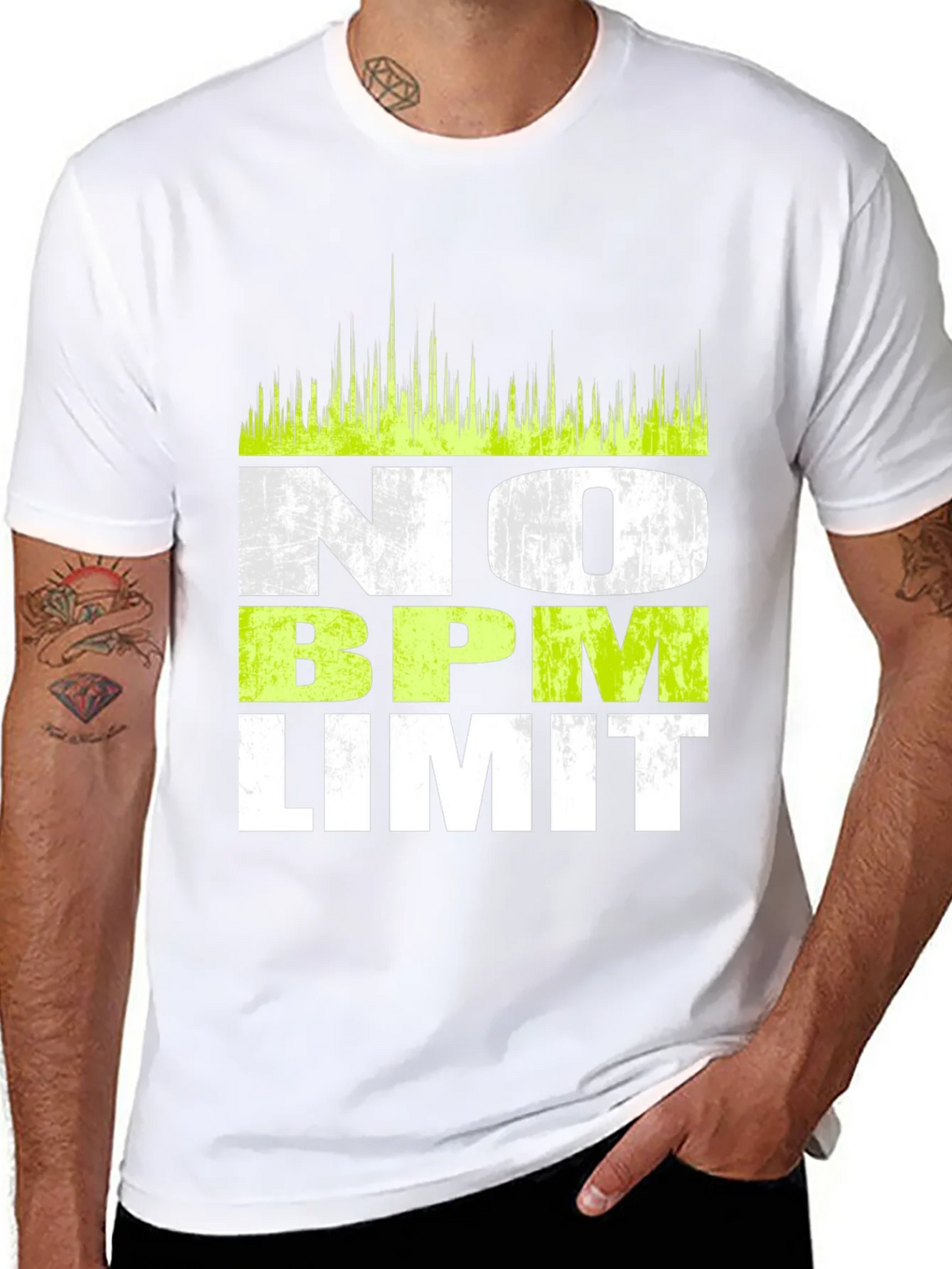 No BPM Limit Black Graphic T-Shirt product image 10