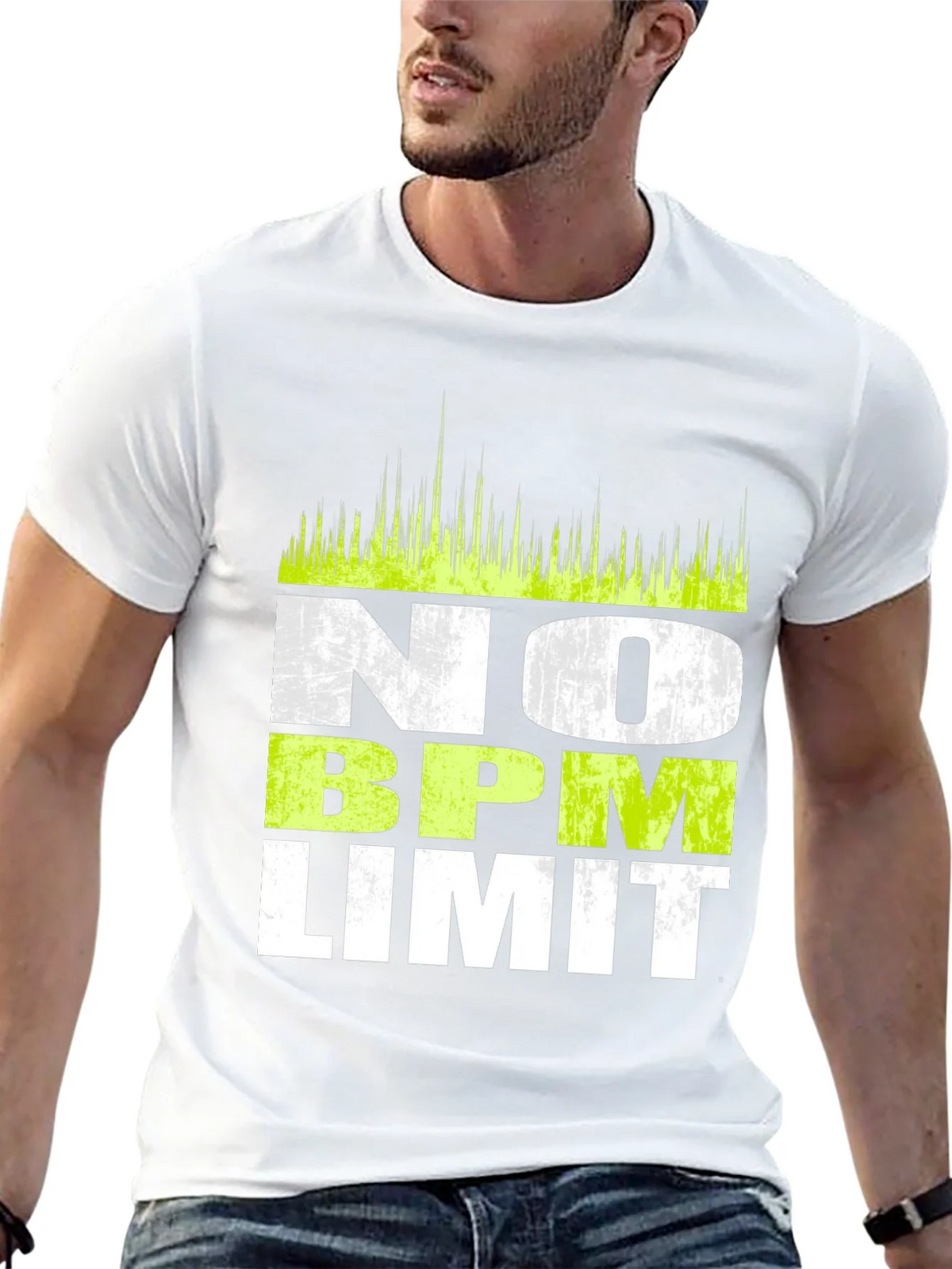 No BPM Limit Black Graphic T-Shirt product image 4