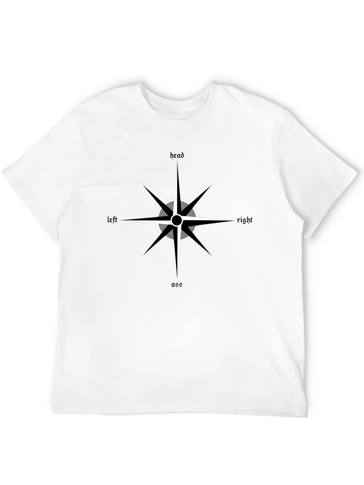 Directional Compass Black Graphic Tee product image 3