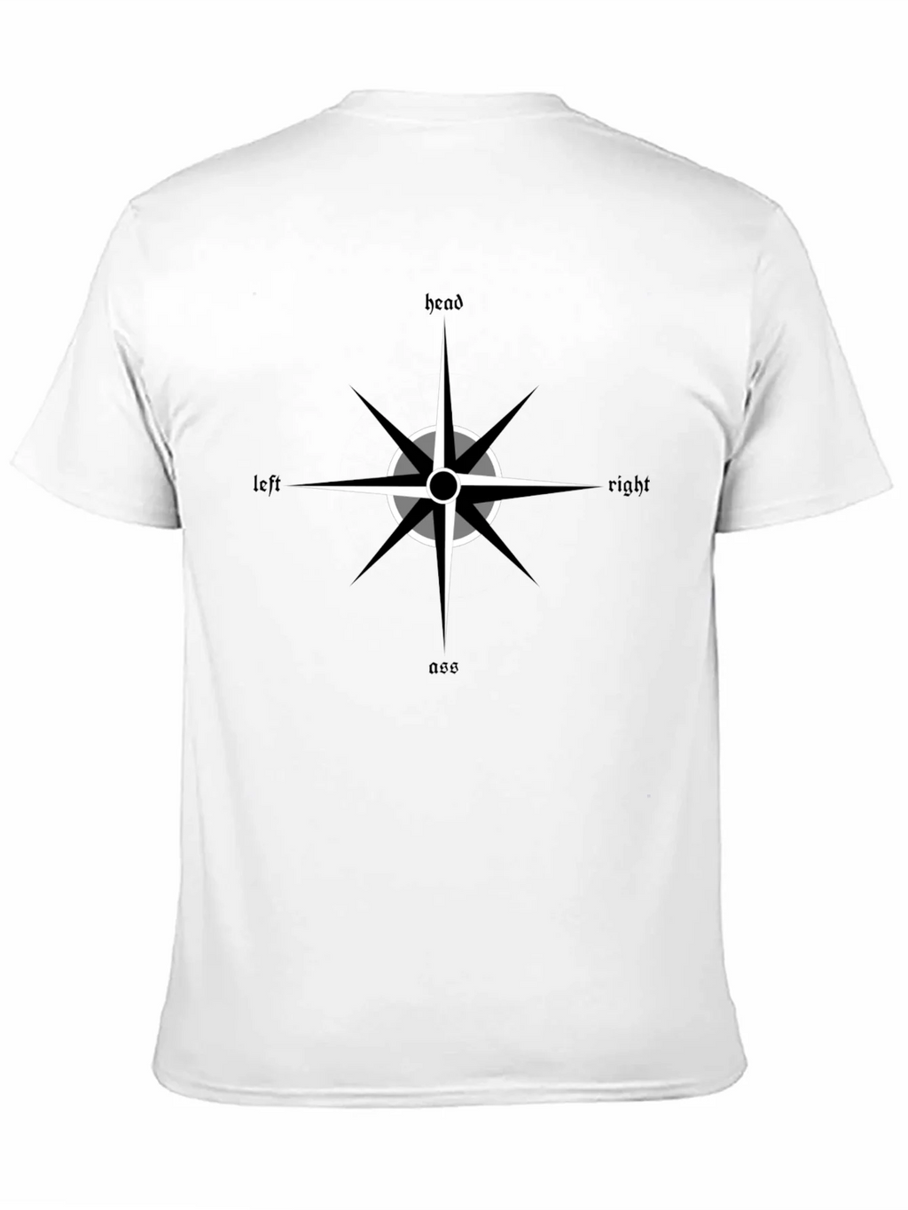 Directional Compass Black Graphic Tee product image 2