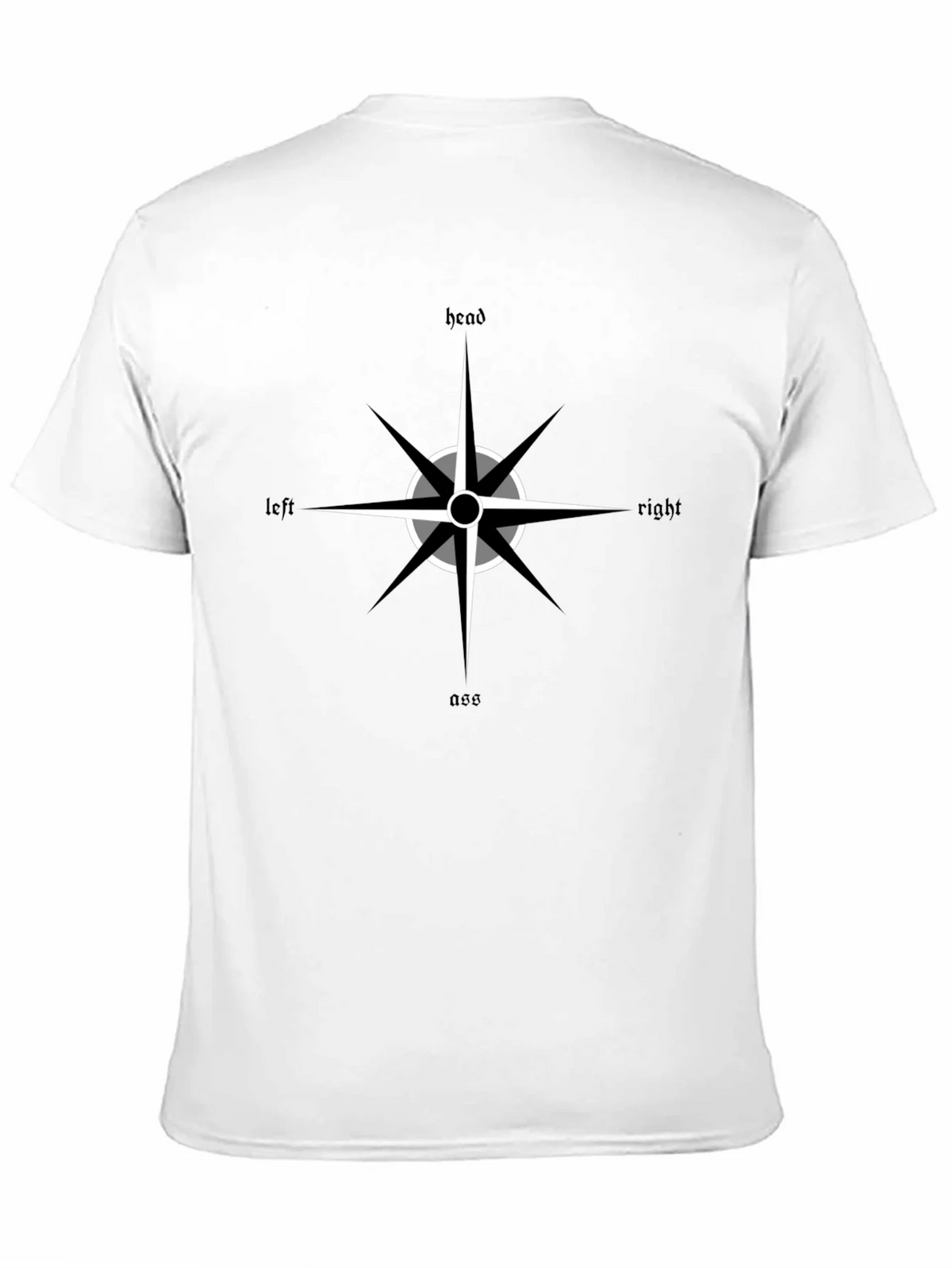 Directional Compass Black Graphic Tee product image 2
