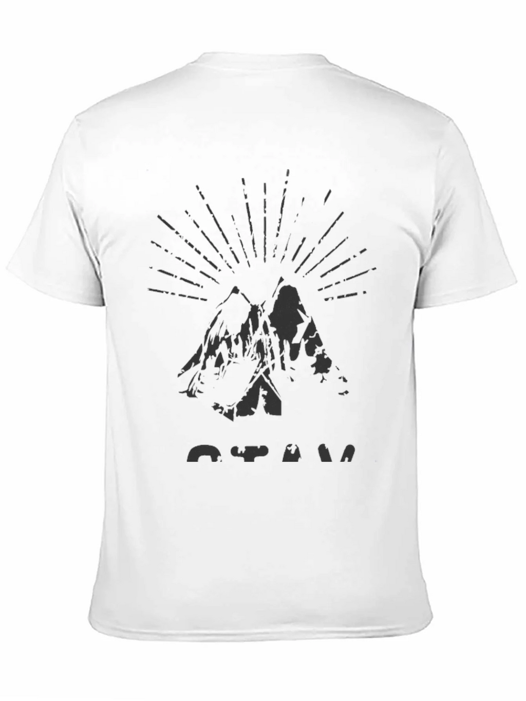 Mens Black Mountain Graphic Tee product image 2