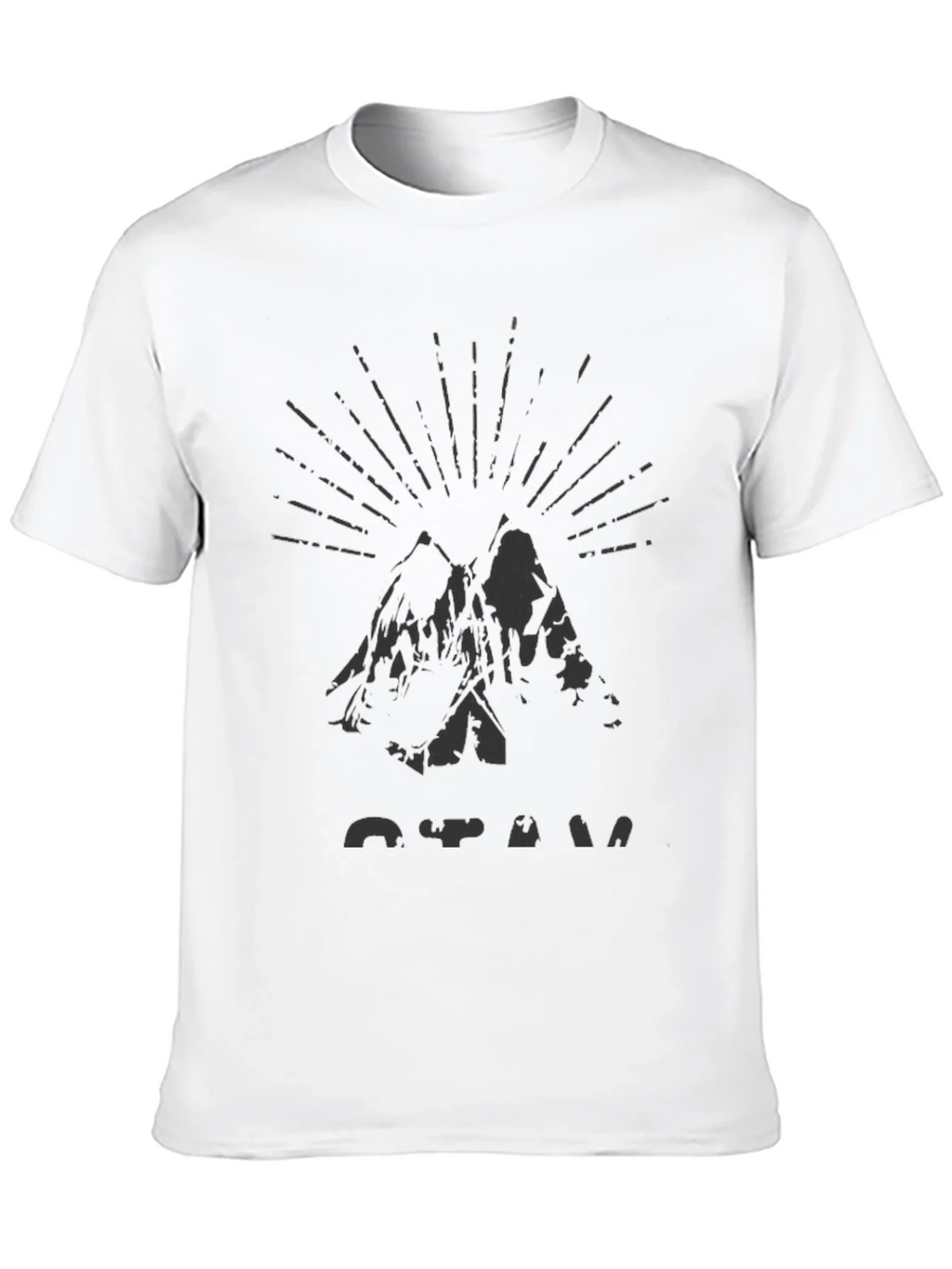 Mens Black Mountain Graphic Tee product image 12