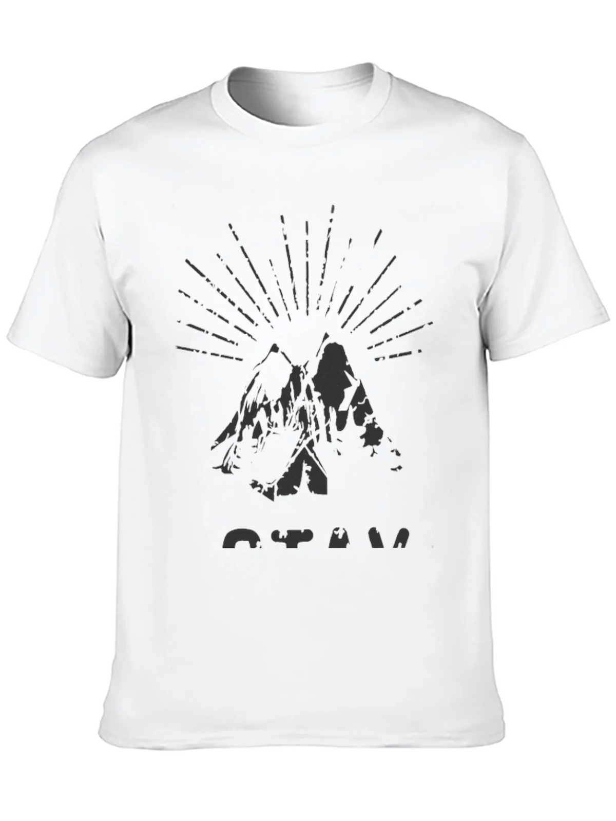 Mens Black Mountain Graphic Tee product image 12