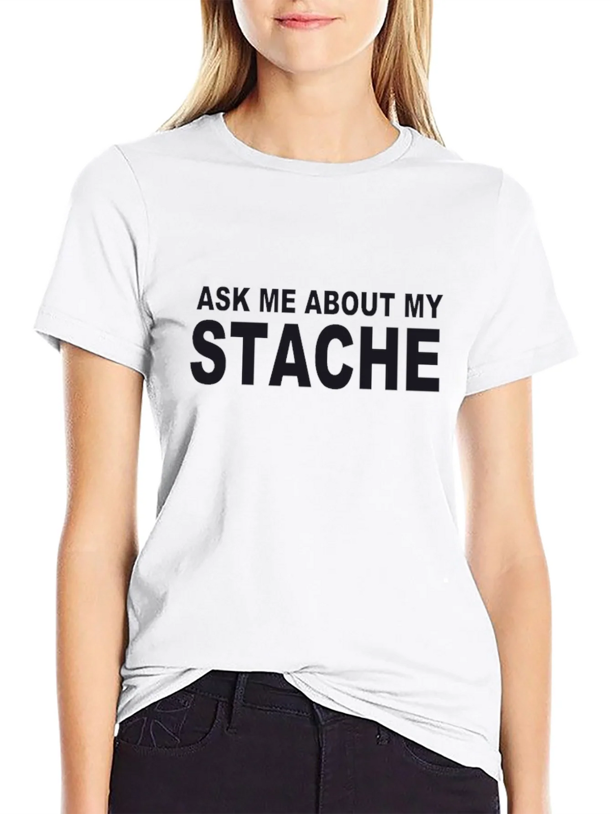 Ask Me About My Stache Graphic Tee product image 11