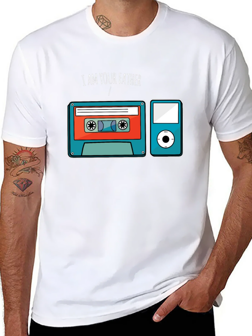 I am Your Father Retro Music T-Shirt product image 10