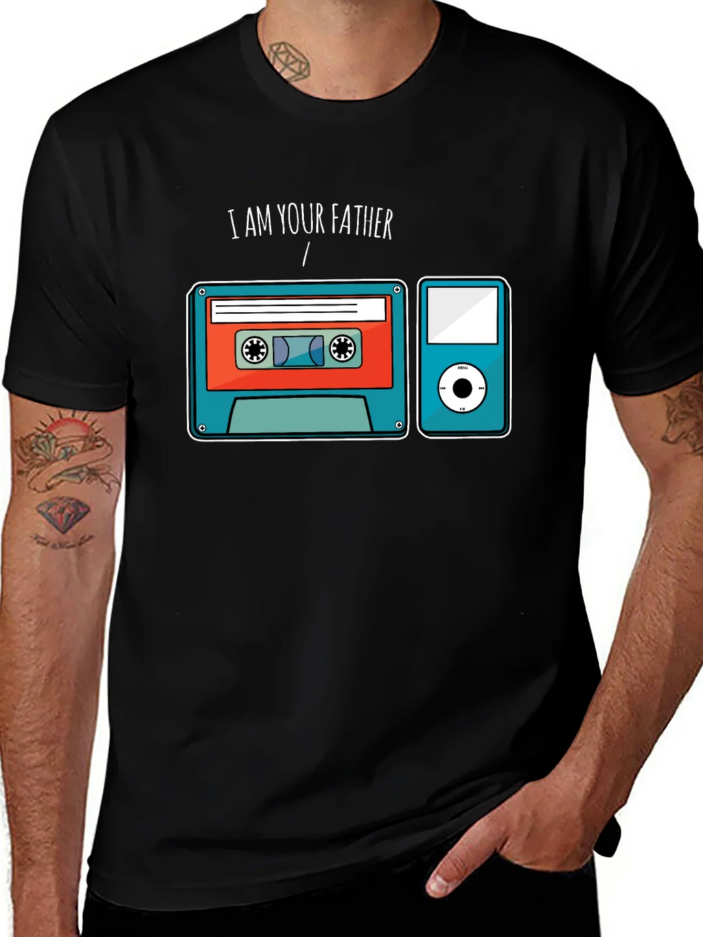 I am Your Father Retro Music T-Shirt product image 1