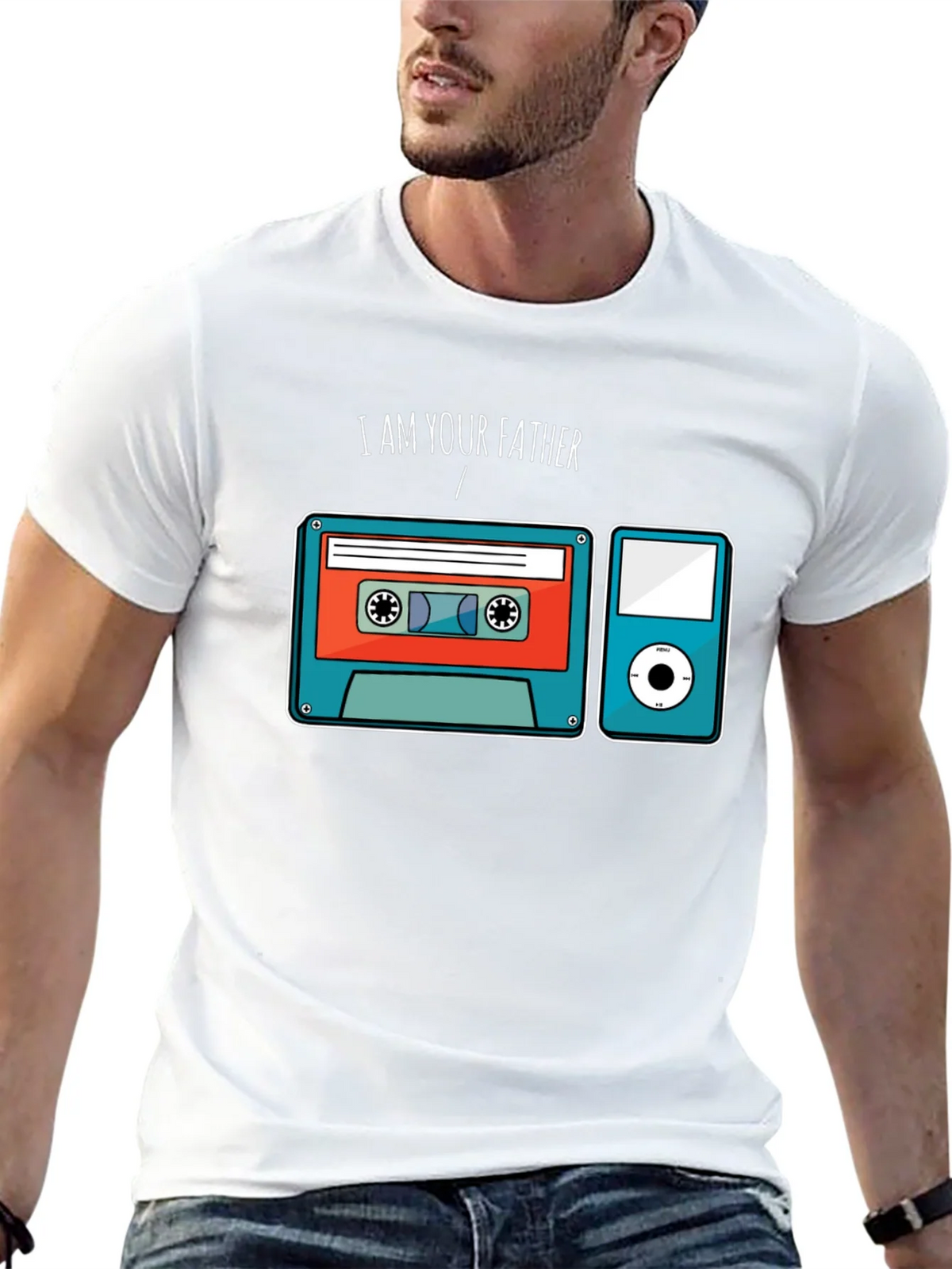 I am Your Father Retro Music T-Shirt product image 4
