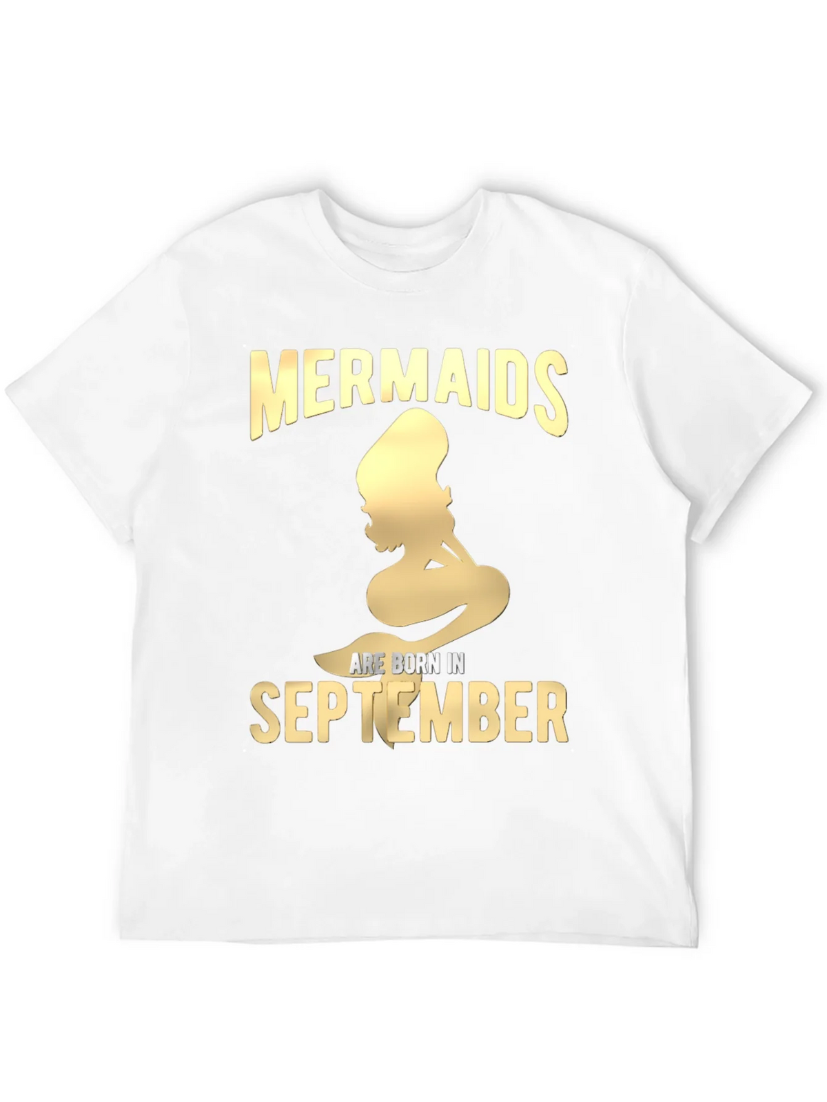 Mermaids are Born in September T-Shirt product image 3