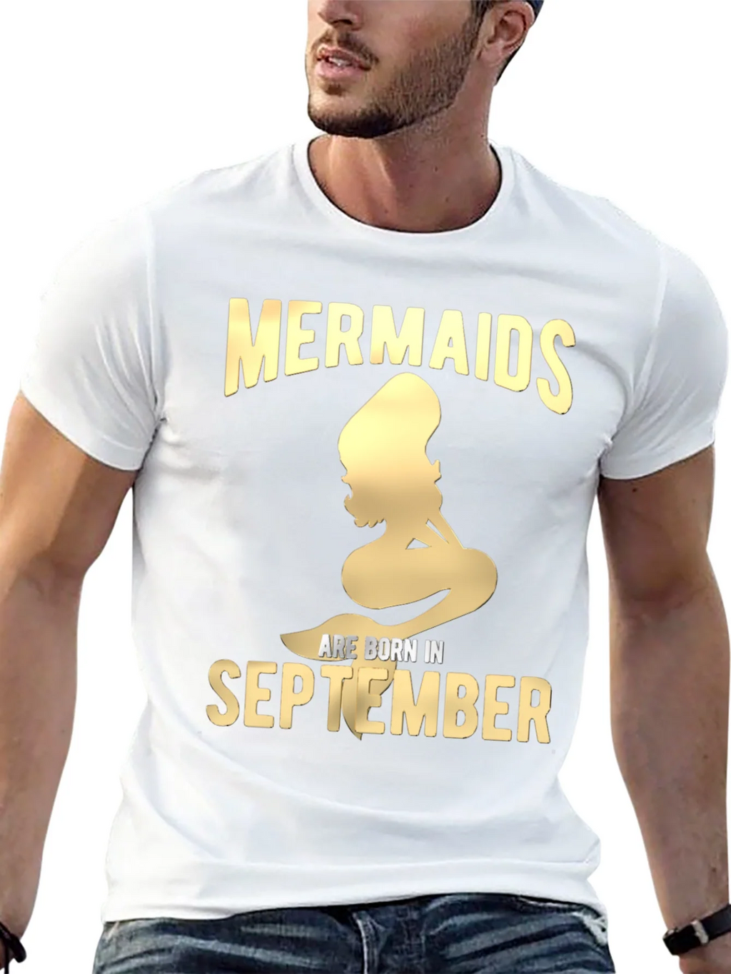 Mermaids are Born in September T-Shirt product image 4