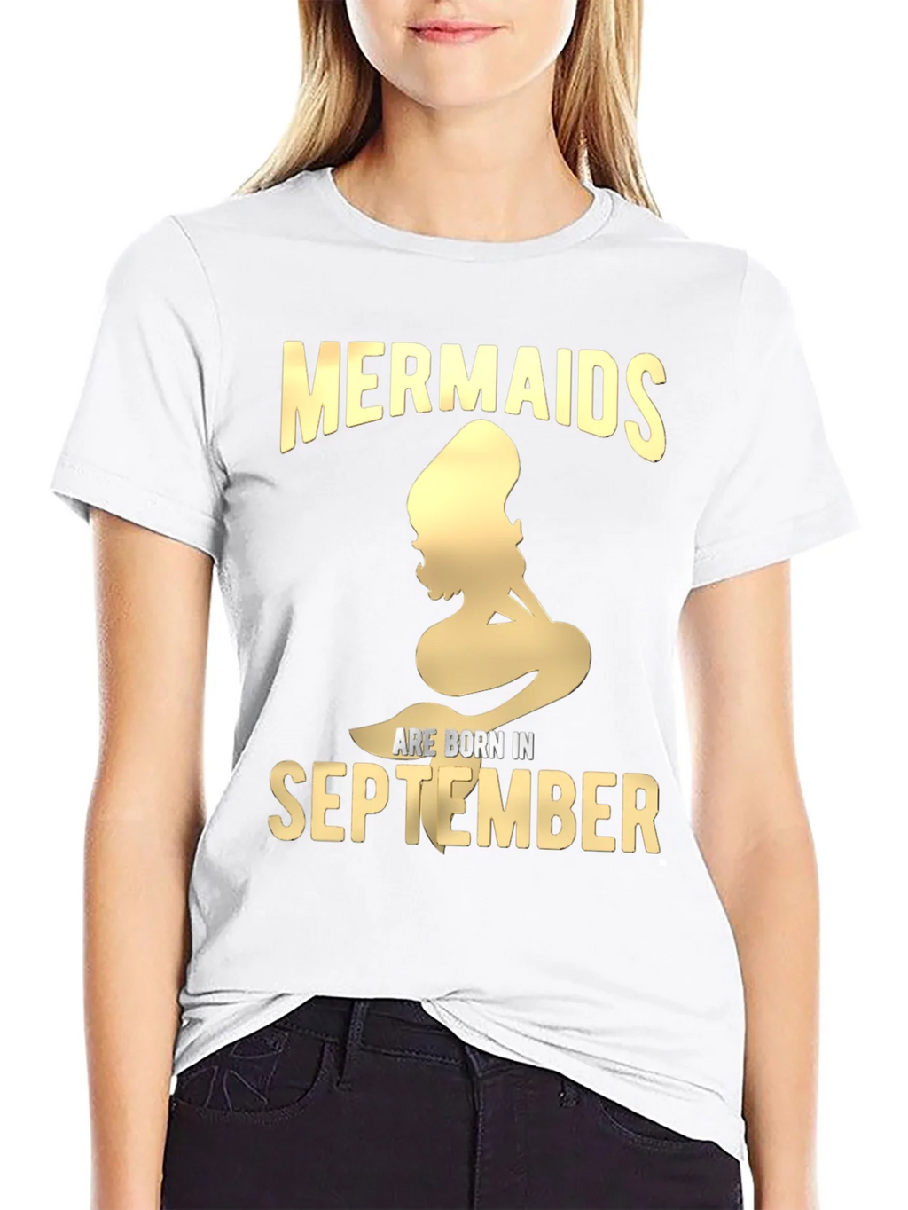Mermaids are Born in September T-Shirt product image 11
