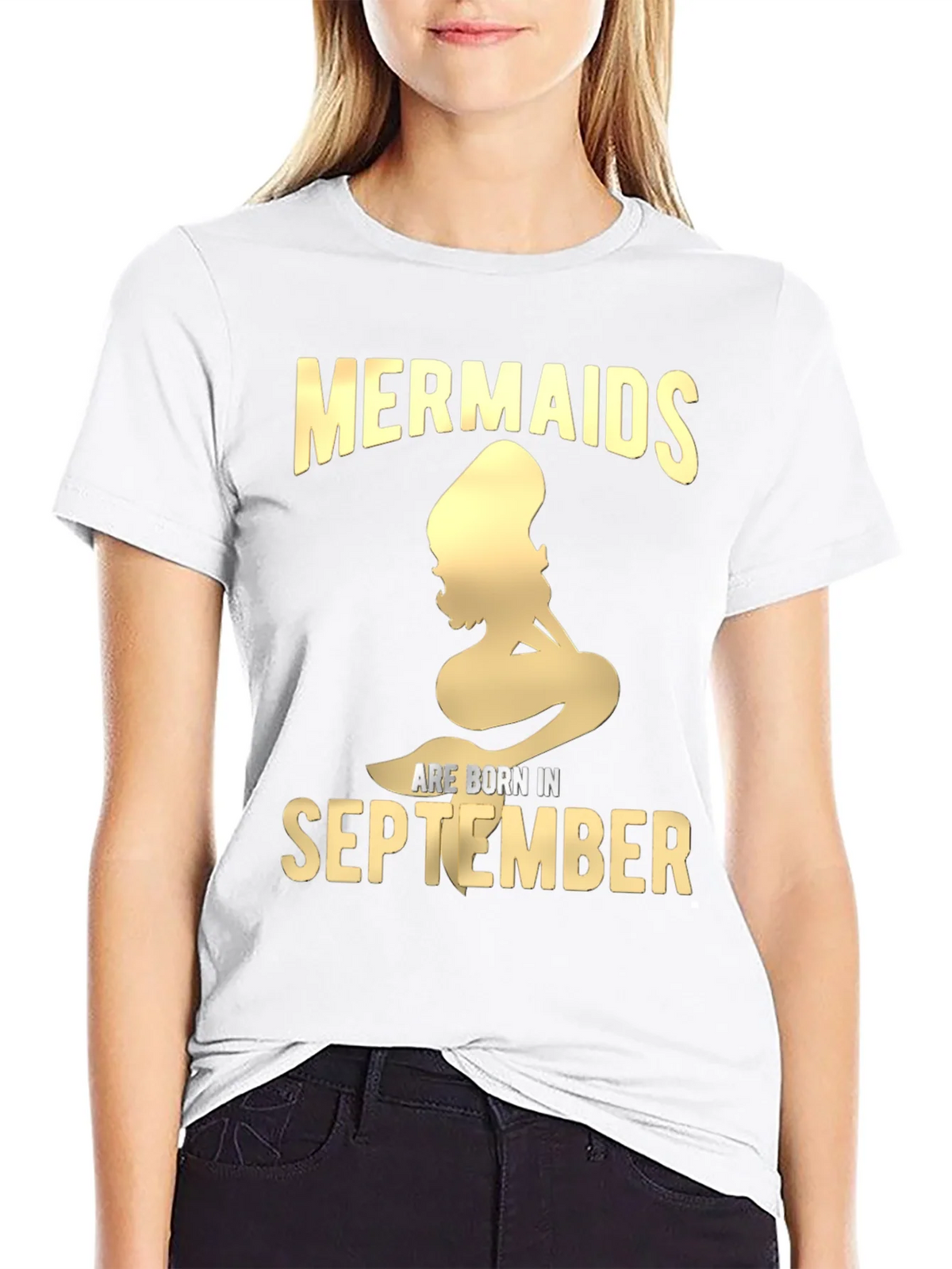 Mermaids are Born in September T-Shirt product image 11