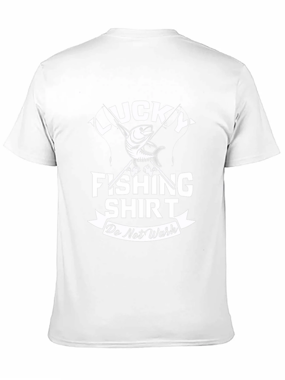 Lucky Fishing Shirt: Do Not Wash Novelty Tee product image 2