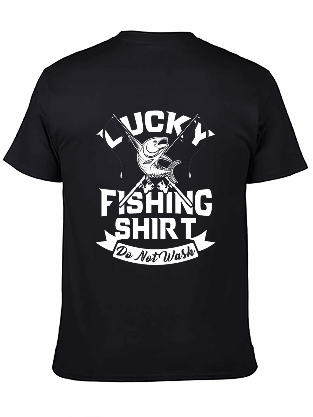 Lucky Fishing Shirt: Do Not Wash Novelty Tee product image 7