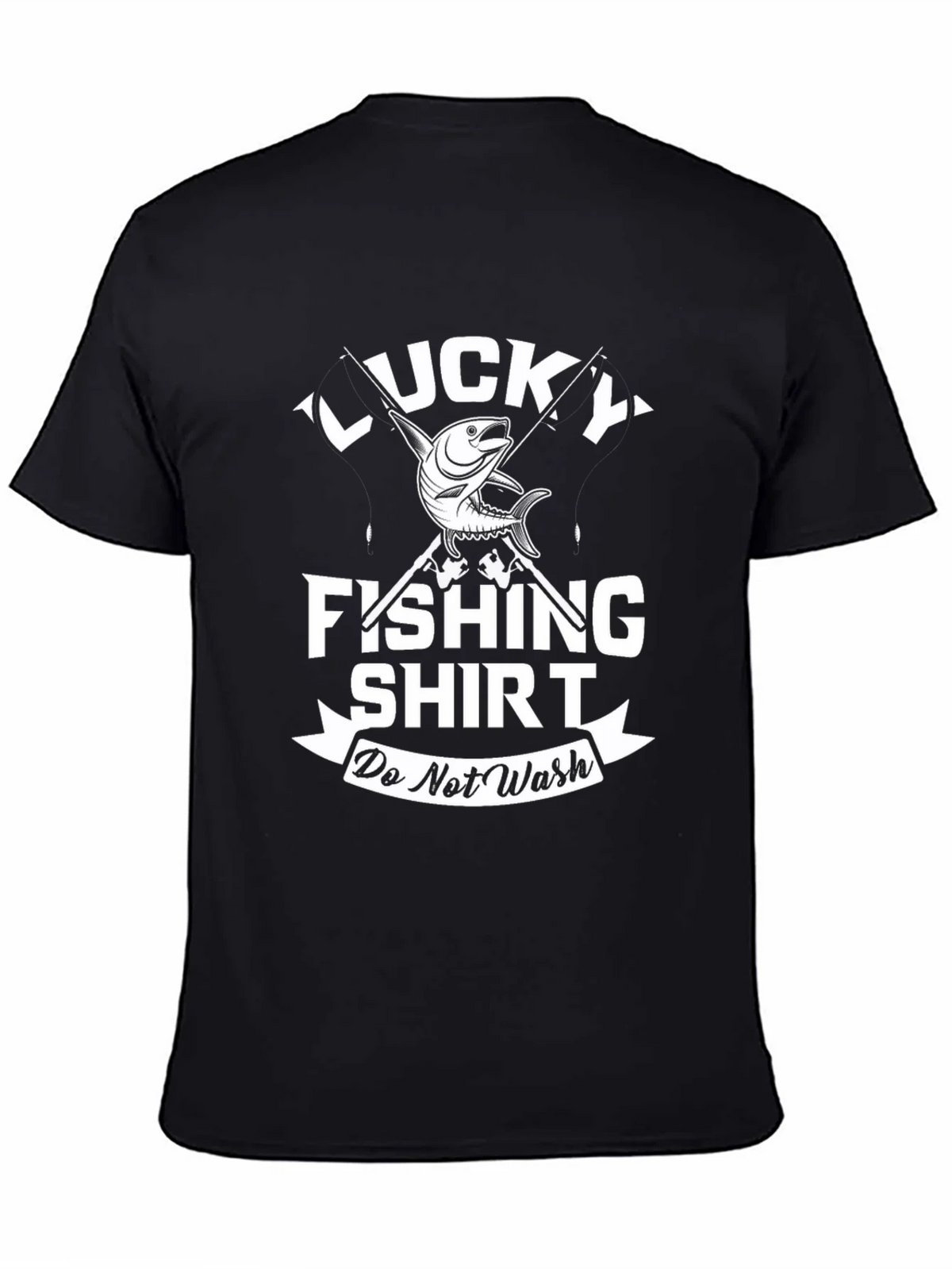 Lucky Fishing Shirt: Do Not Wash Novelty Tee product image 7