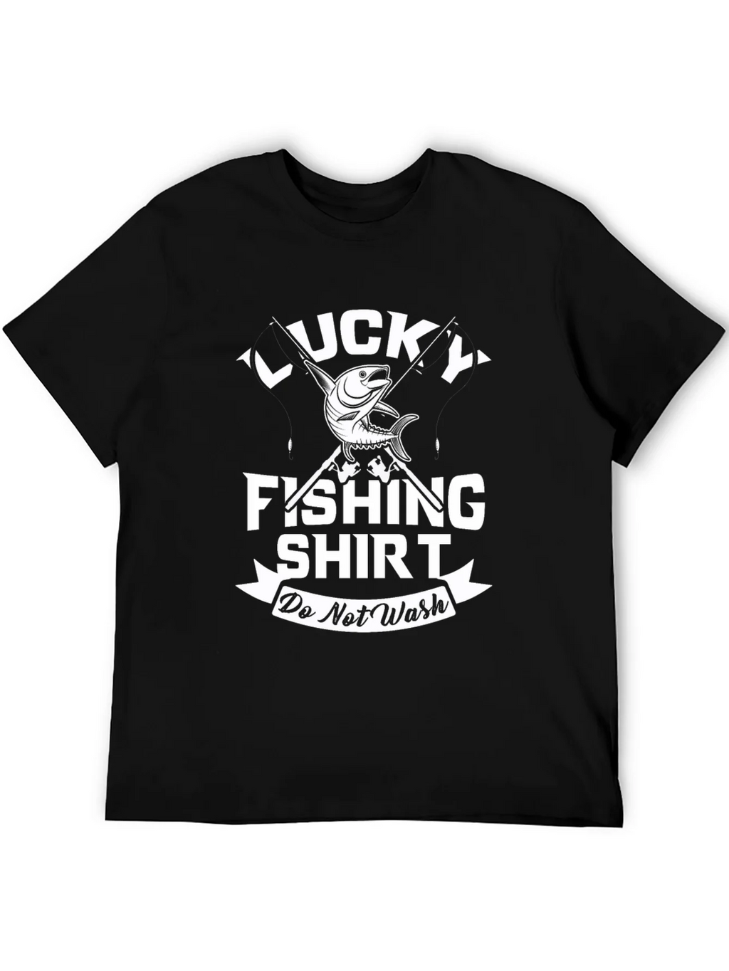 Lucky Fishing Shirt: Do Not Wash Novelty Tee product image 8
