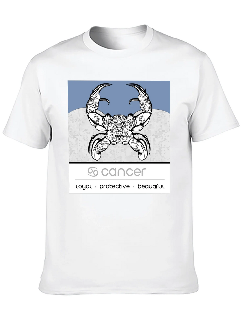 Cancer Zodiac Graphic Tee - Loyal Protective Beautiful product image 12