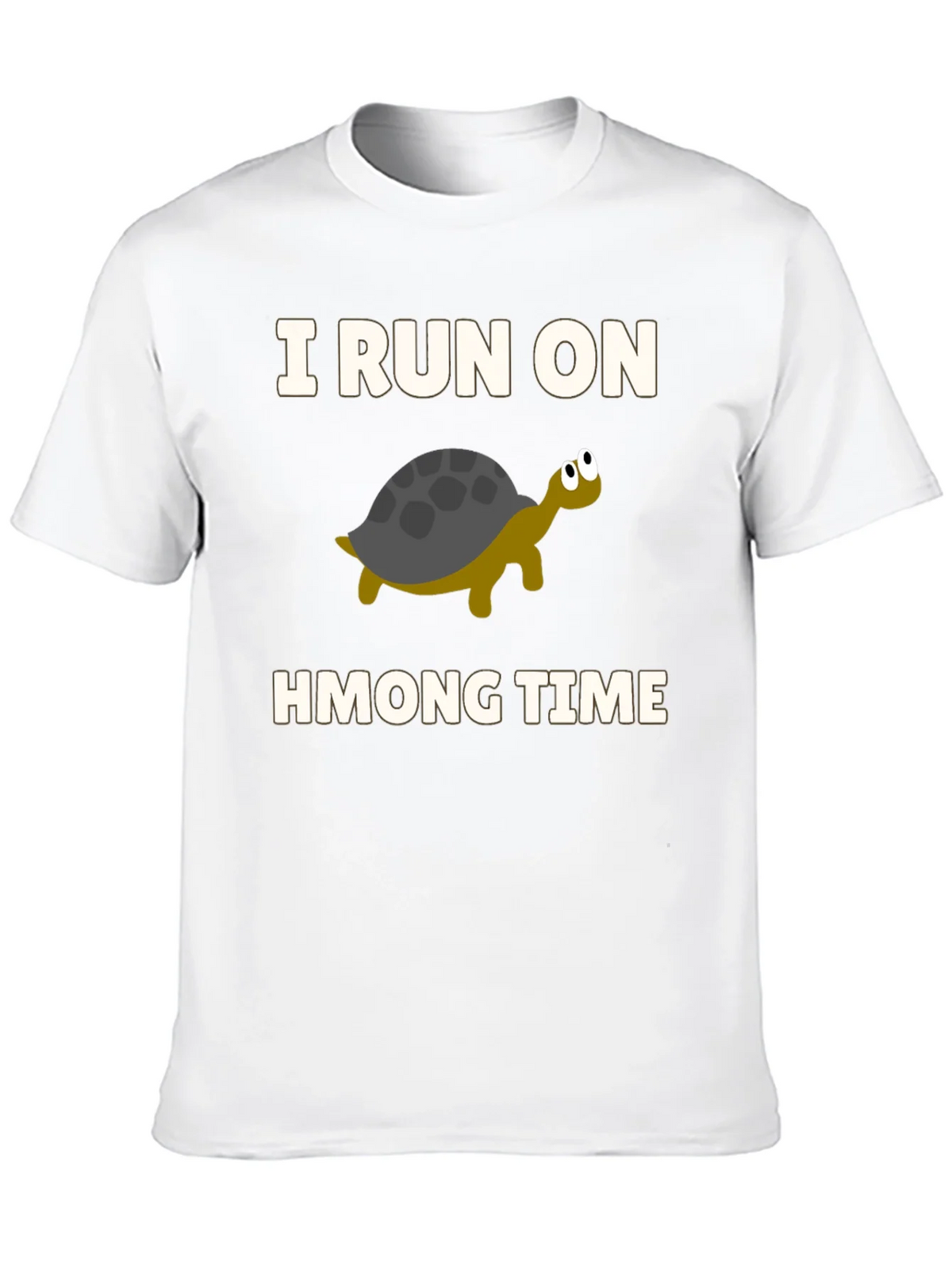 I Run on Hmong Time Turtle T-Shirt product image 12