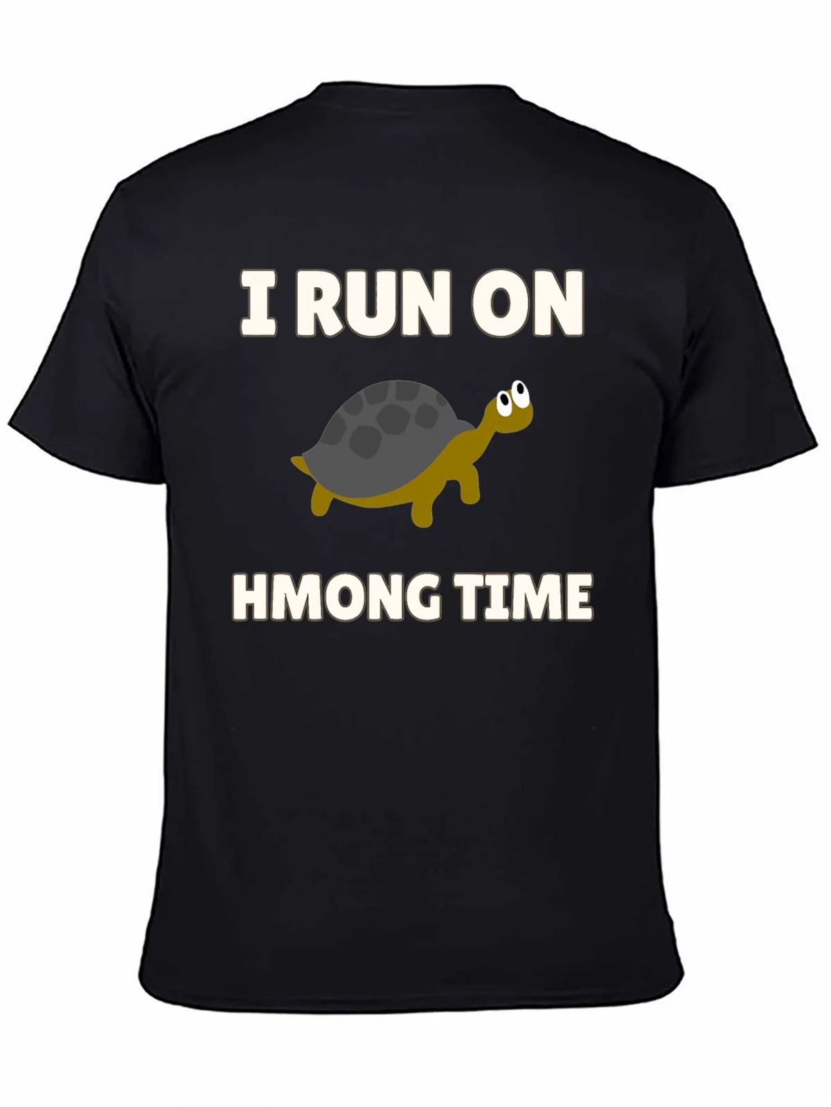 I Run on Hmong Time Turtle T-Shirt product image 7