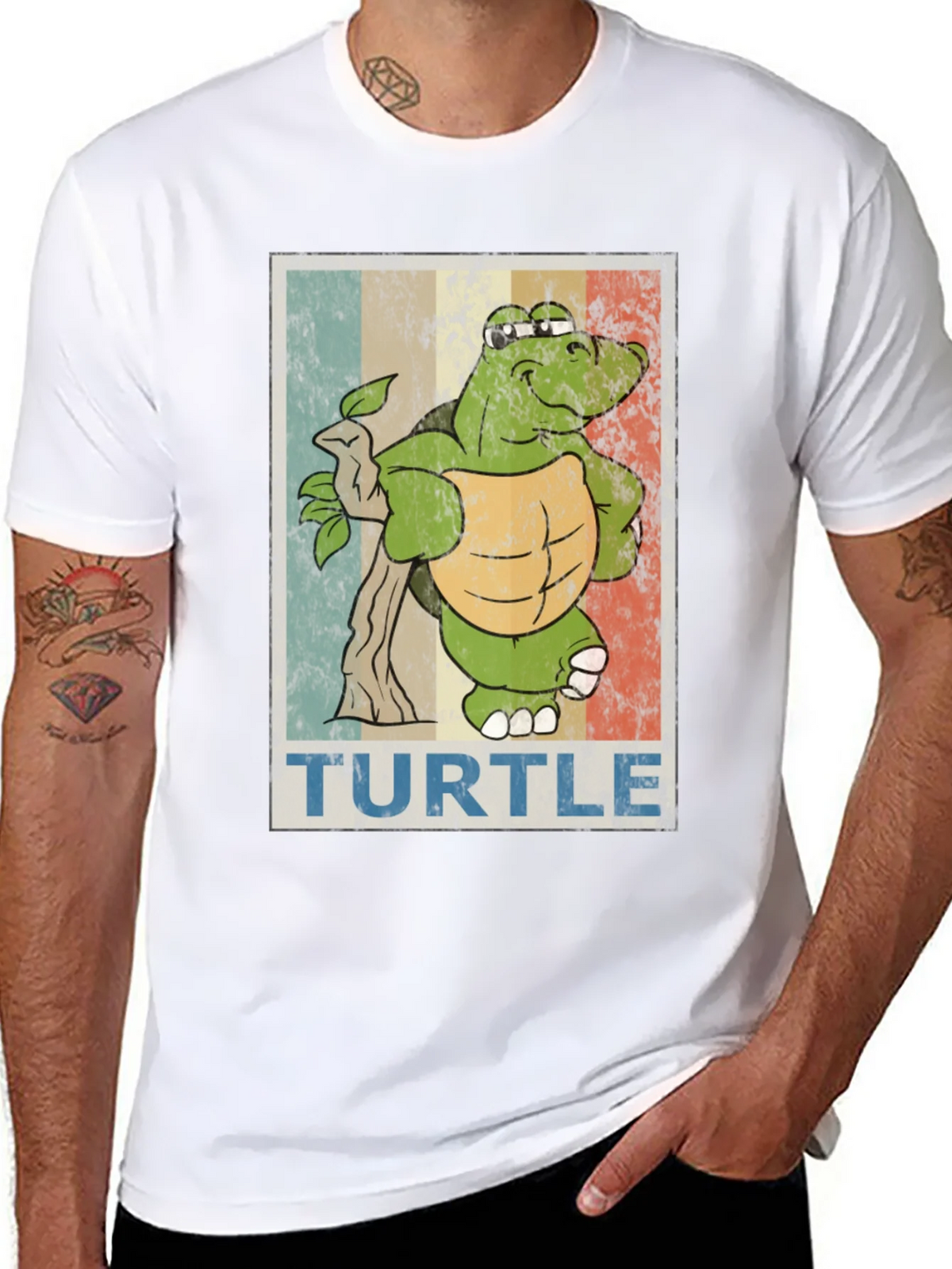 Cool Turtle Graphic T-Shirt product image 10