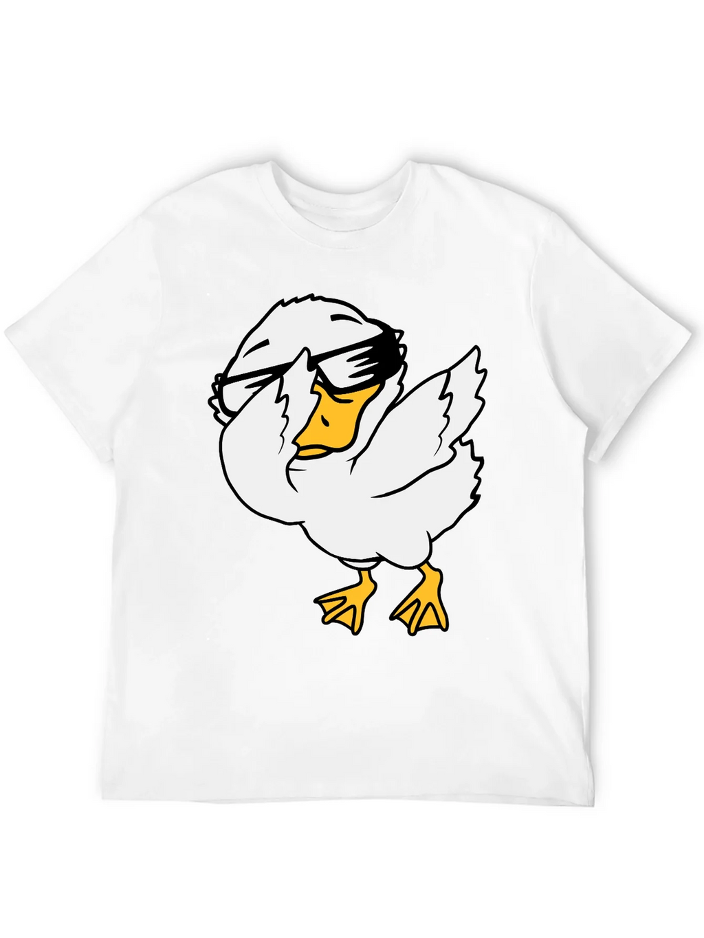 Cool Duck Graphic Tee - Black Cotton T-Shirt product image 3