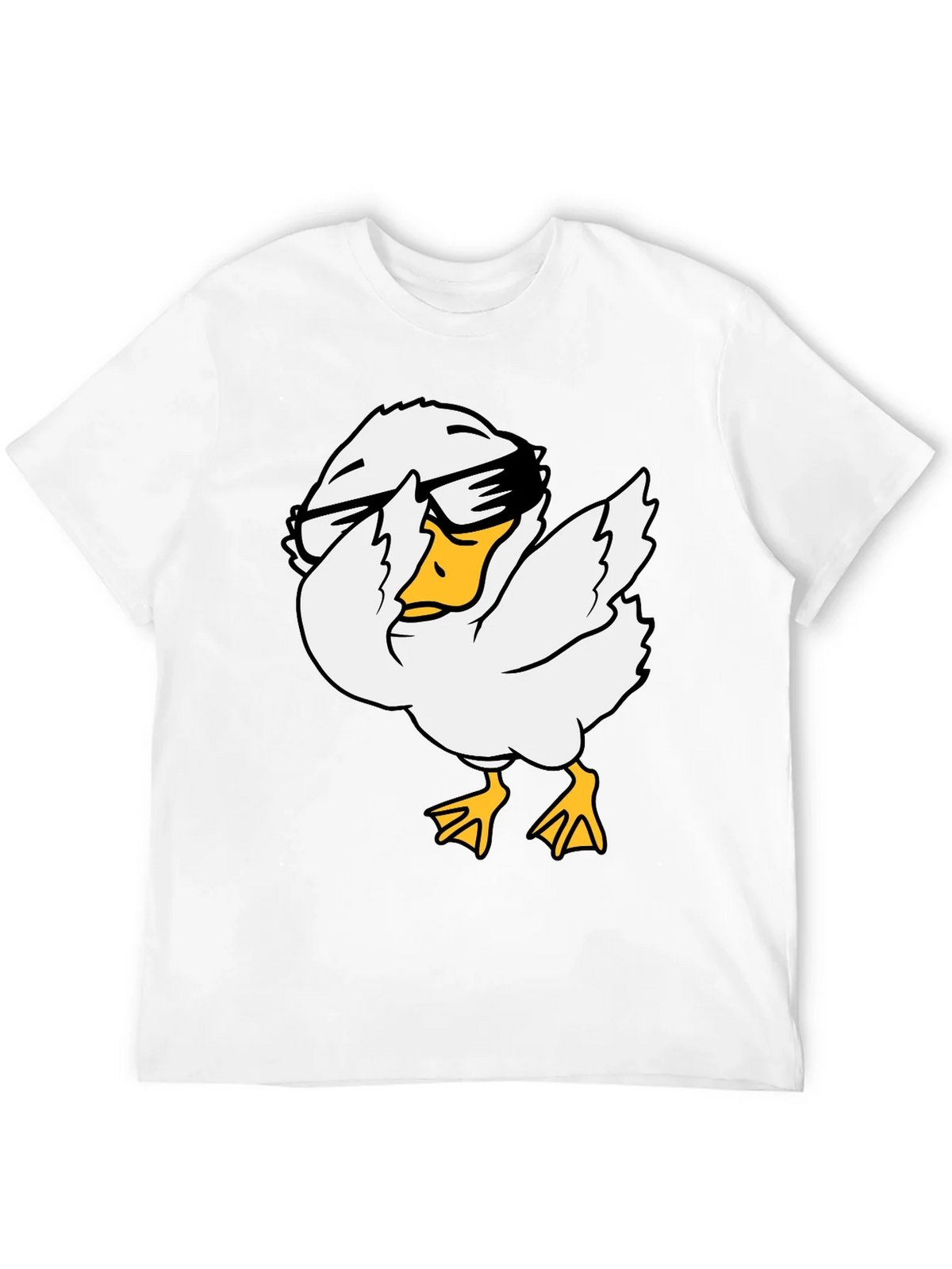 Cool Duck Graphic Tee - Black Cotton T-Shirt product image 3