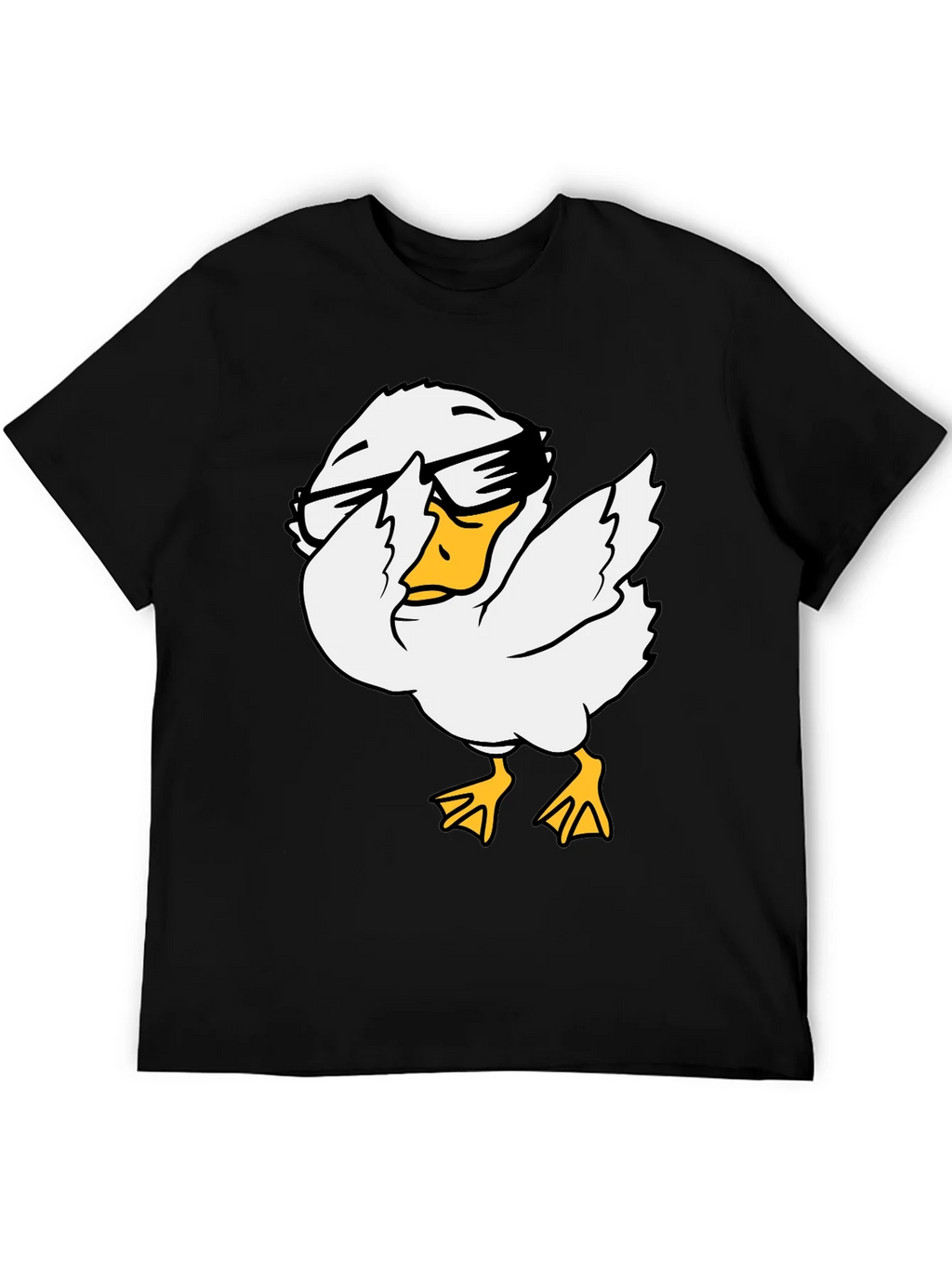 Cool Duck Graphic Tee - Black Cotton T-Shirt product image 8