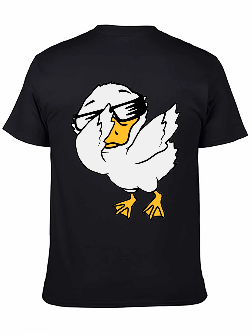 Cool Duck Graphic Tee - Black Cotton T-Shirt product image 7