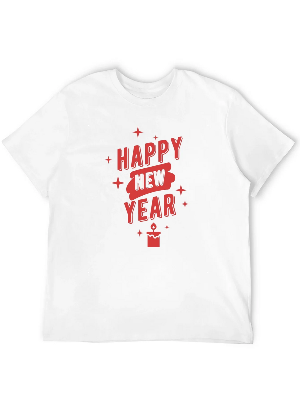 Happy New Year Graphic T-Shirt - Black product image 3