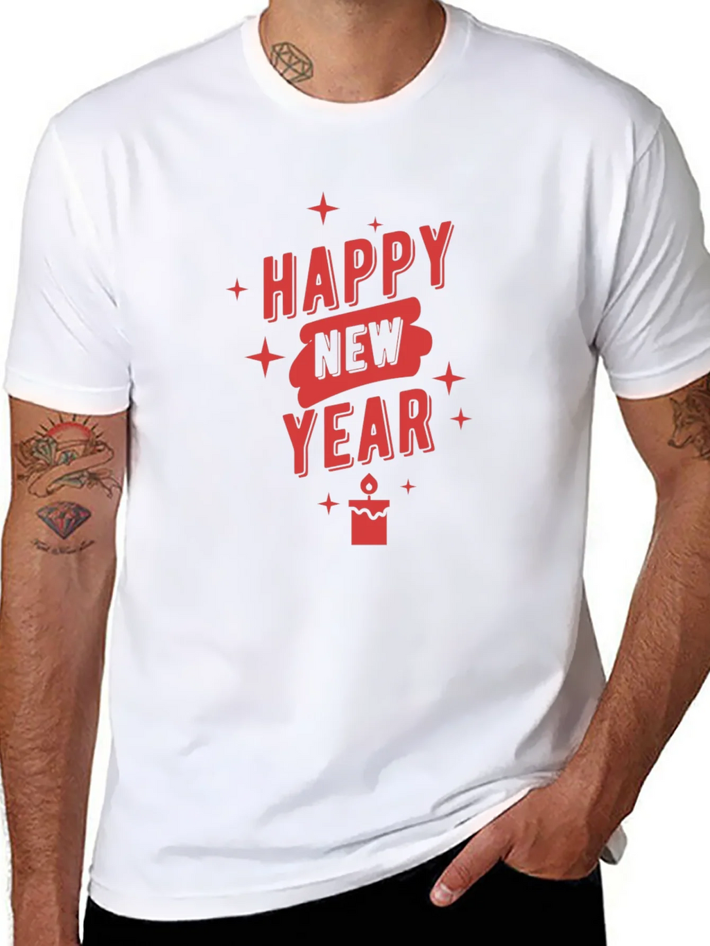 Happy New Year Graphic T-Shirt - Black product image 10