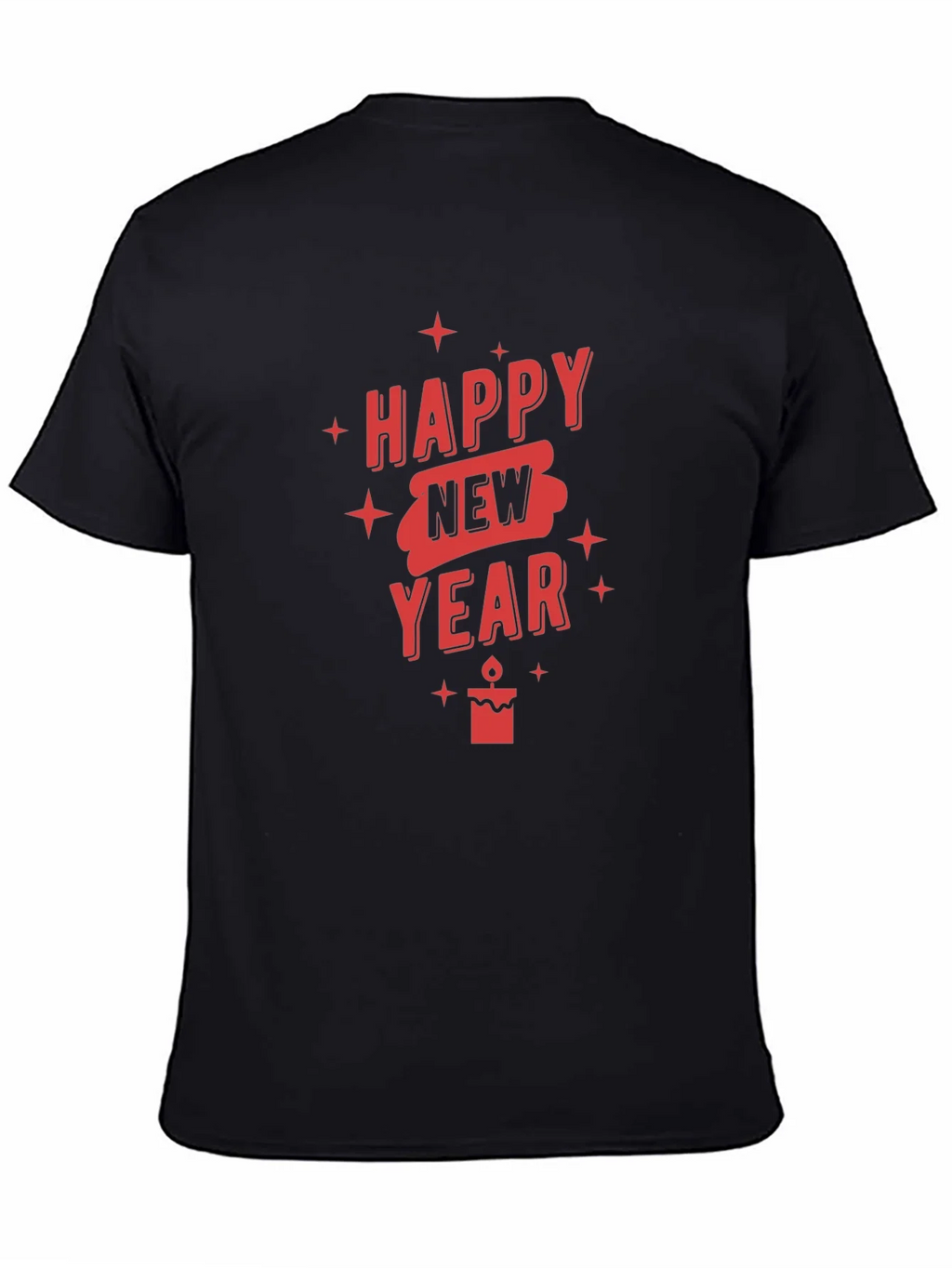 Happy New Year Graphic T-Shirt - Black product image 7
