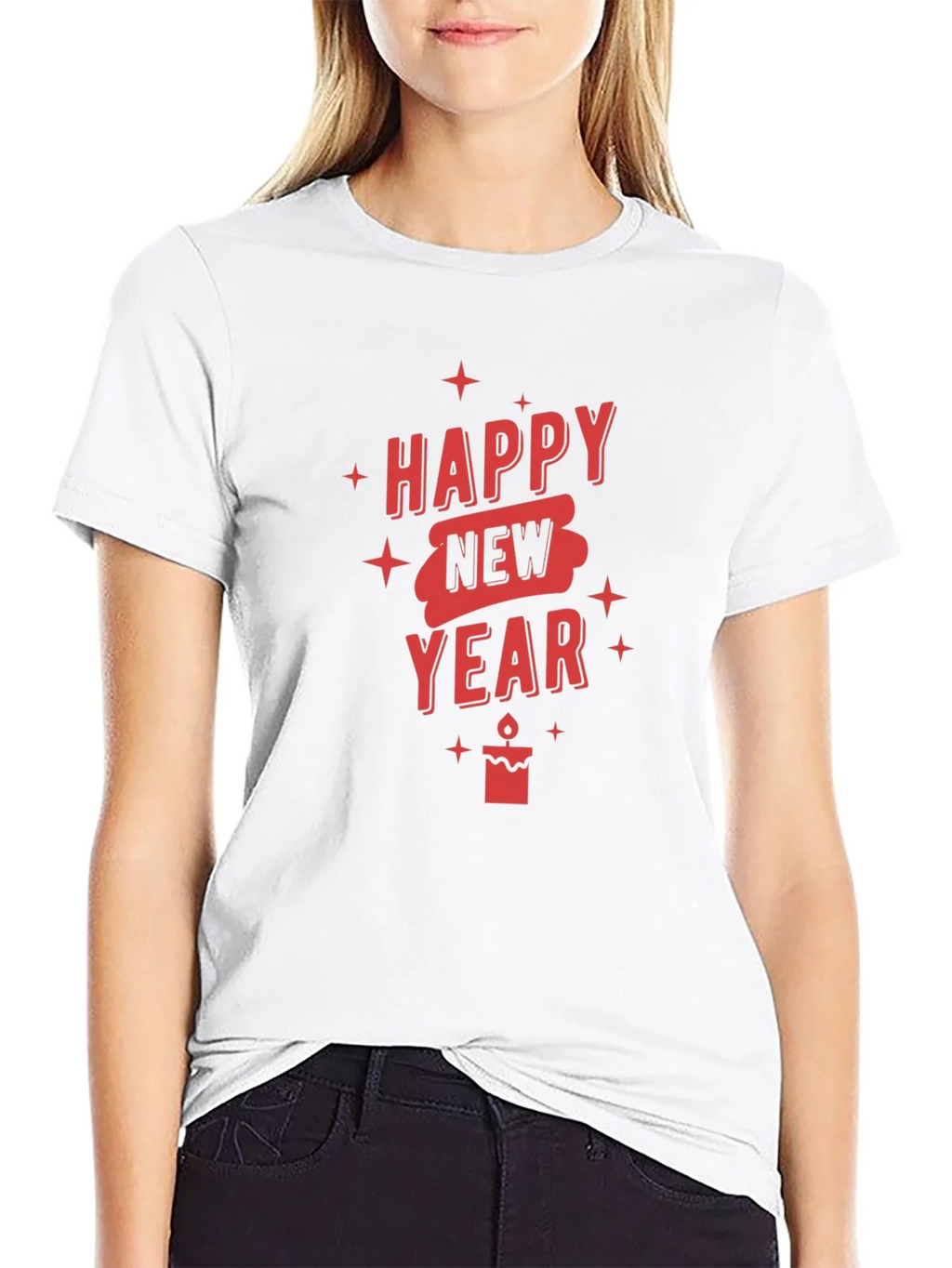 Happy New Year Graphic T-Shirt - Black product image 11